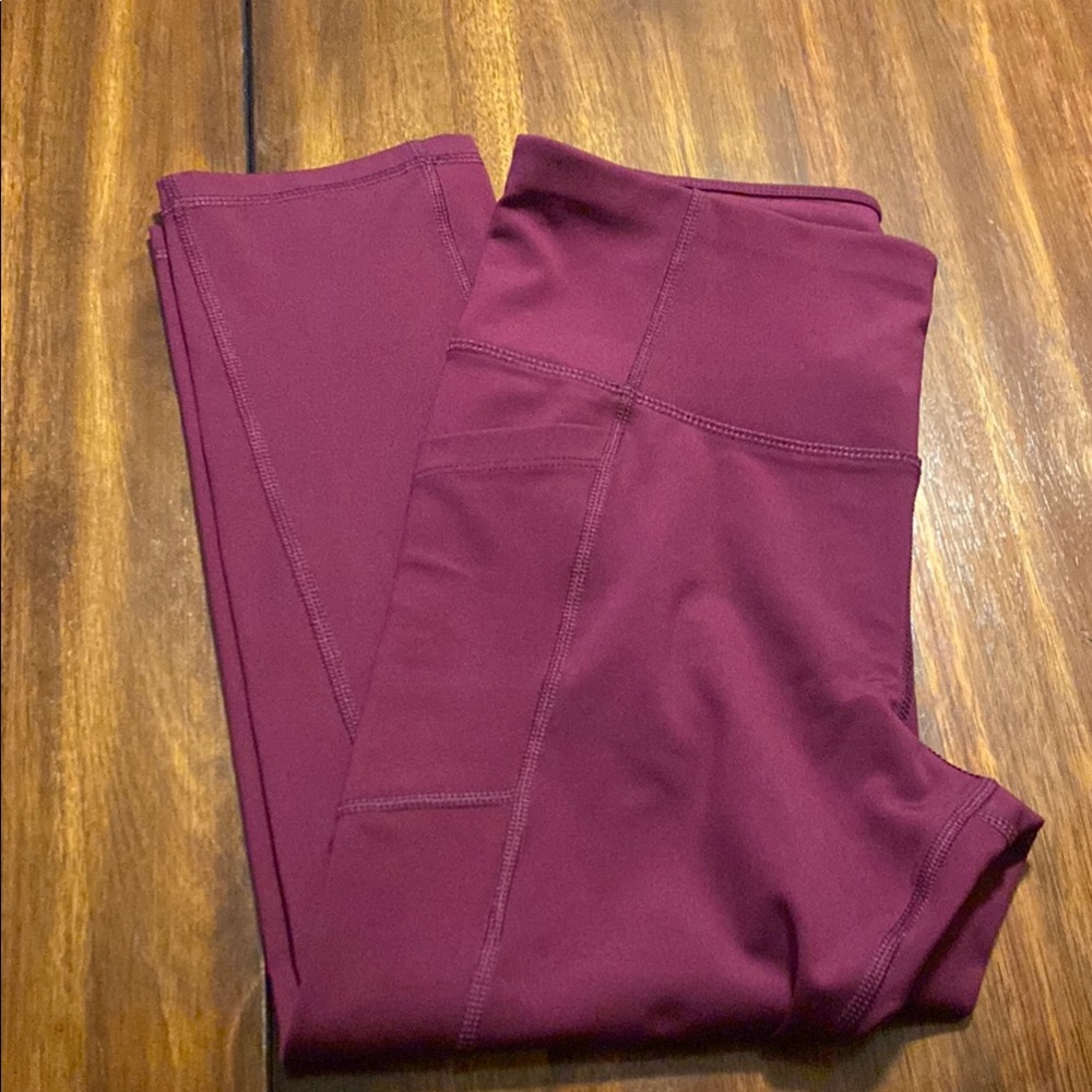 Burgundy Leggings